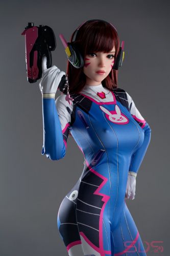 Game Lady D.VA Overwatch Cosplay Silicone Sex Doll 167cm/5ft6 E-cup